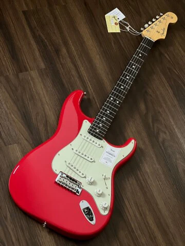 Fender Japan Hybrid II Stratocaster with Rosewood FB in Modena Red - Image 4