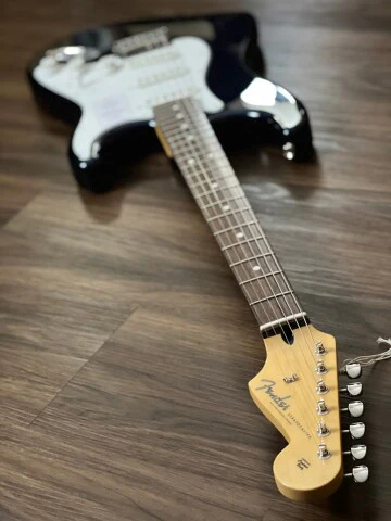 Fender Japan Hybrid II Stratocaster with RW FB in Gun Metal Blue - Image 6