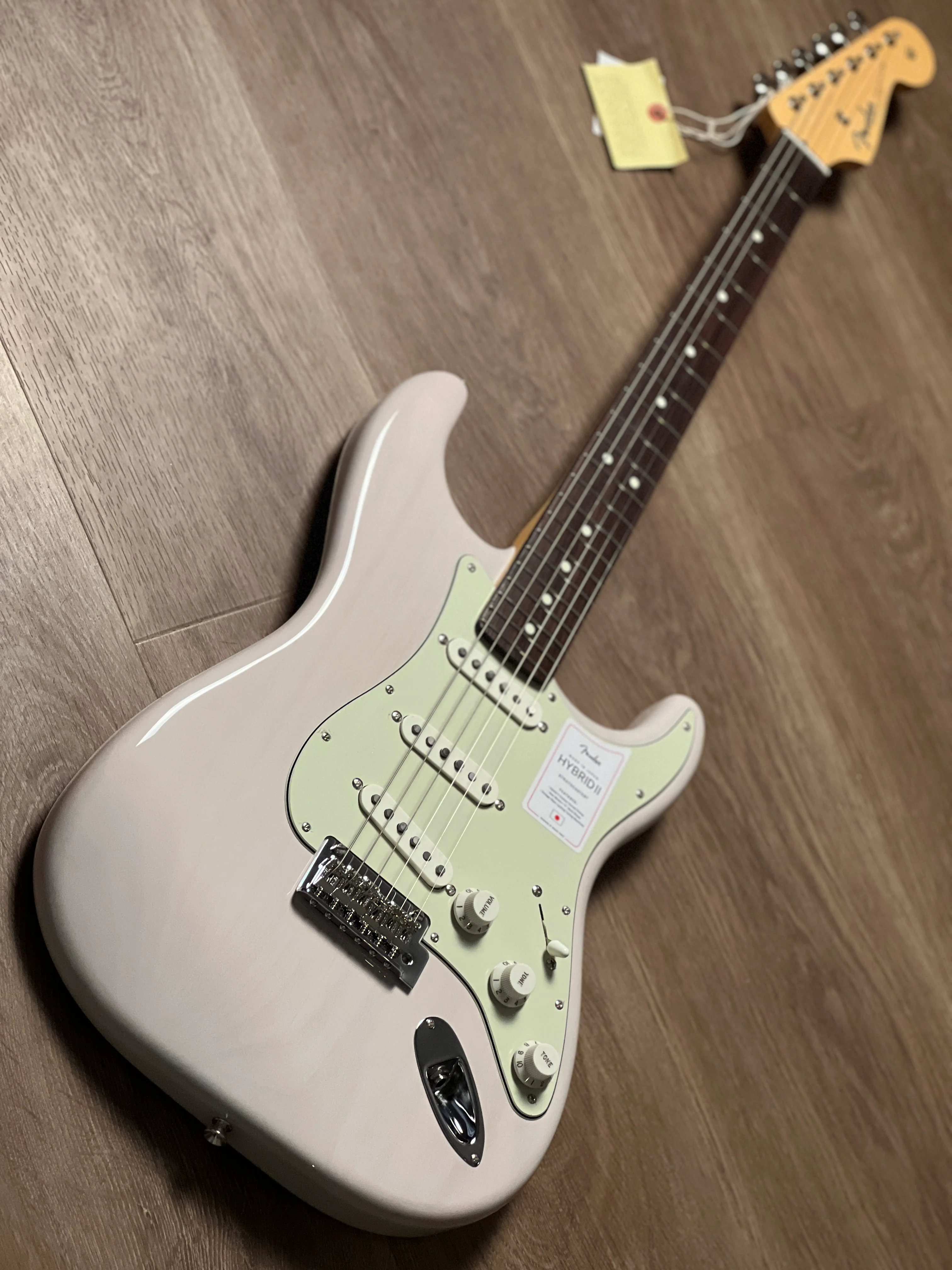 Fender Japan Hybrid II Stratocaster with RW FB in US Blonde JD24016863 - Image 3