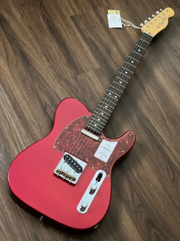 Fender Japan Hybrid II Telecaster with RW FB in Candy Apple Red - Image 3