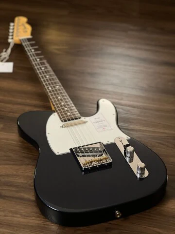 Fender Japan Hybrid II Telecaster with RW FB in Gun Metal Blue - Image 3