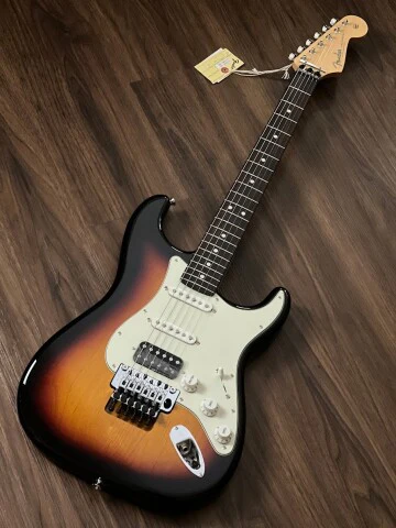 Fender Japan Limited Edition Stratocaster Floyd Rose with RW FB in 3-Tone Sunburst - Image 2
