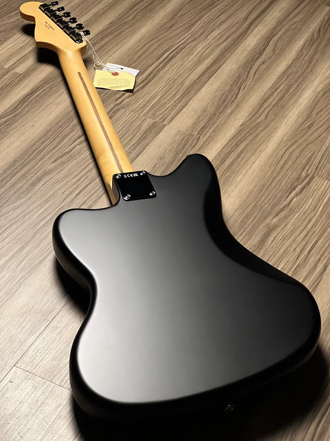 Fender Japan Ltd Ed Hybrid II JazzMaster Electric Guitar Noir RW FB Black - Image 6