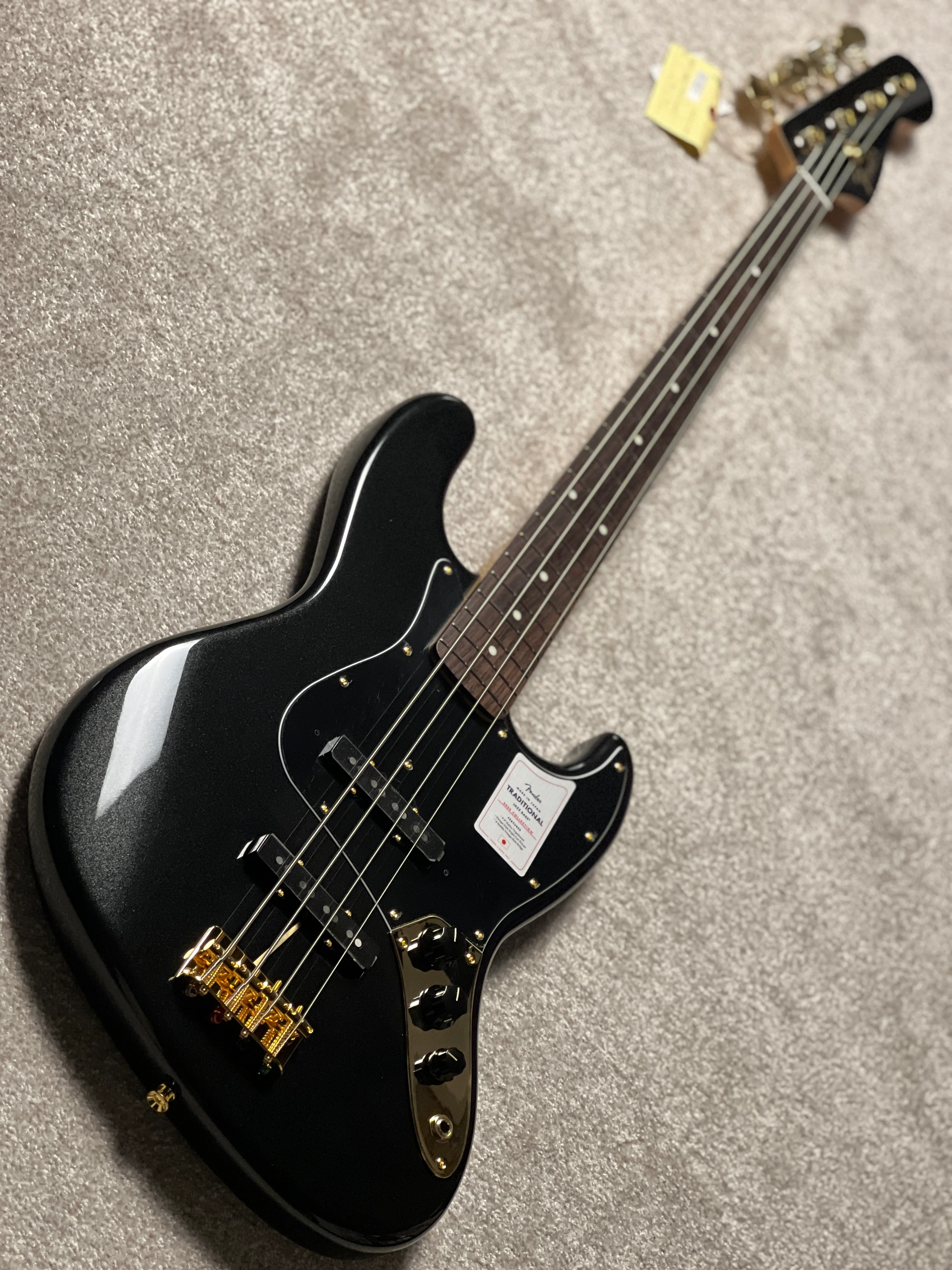 Fender Japan Traditional 2025 Collection 60s Jazz Bass with RW FB in Black Pearl JD25016119 - Image 3