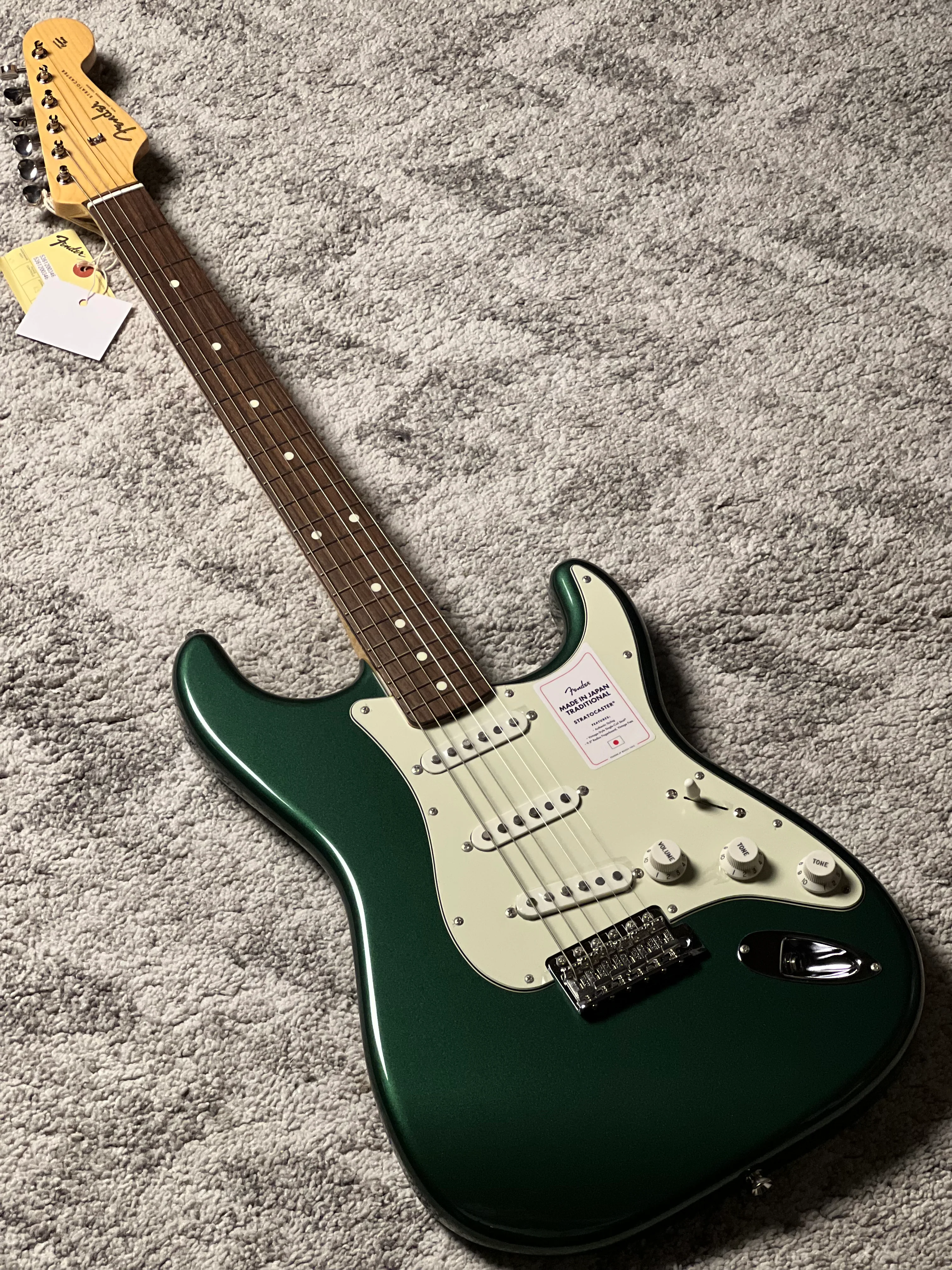 Fender Japan Traditional II 60s Stratocaster with RW FB in Aged Sherwood Green Metallic JD23002593 - Image 5