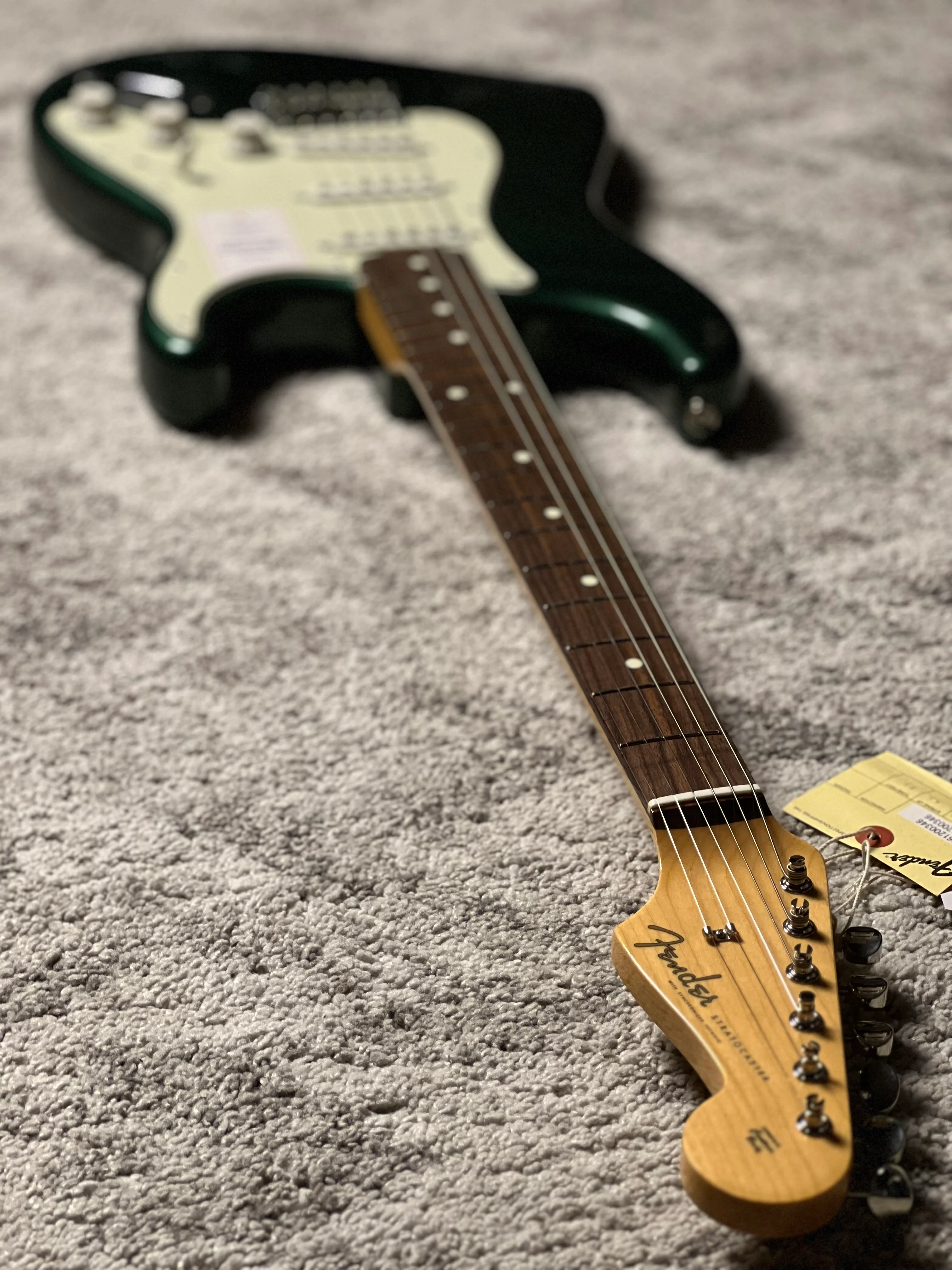 Fender Japan Traditional II 60s Stratocaster with RW FB in Aged Sherwood Green Metallic JD23002593 - Image 9
