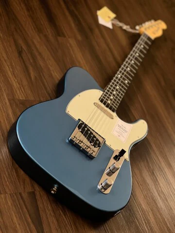 Fender Japan Traditional II 60s Telecaster with Rosewood FB in Lake Placid Blue - Image 3