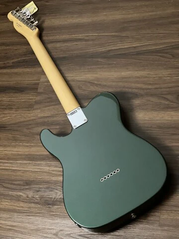 Fender Japan Traditional II 60s Telecaster with RW FB in Aged Sherwood Green Metallic - Image 3