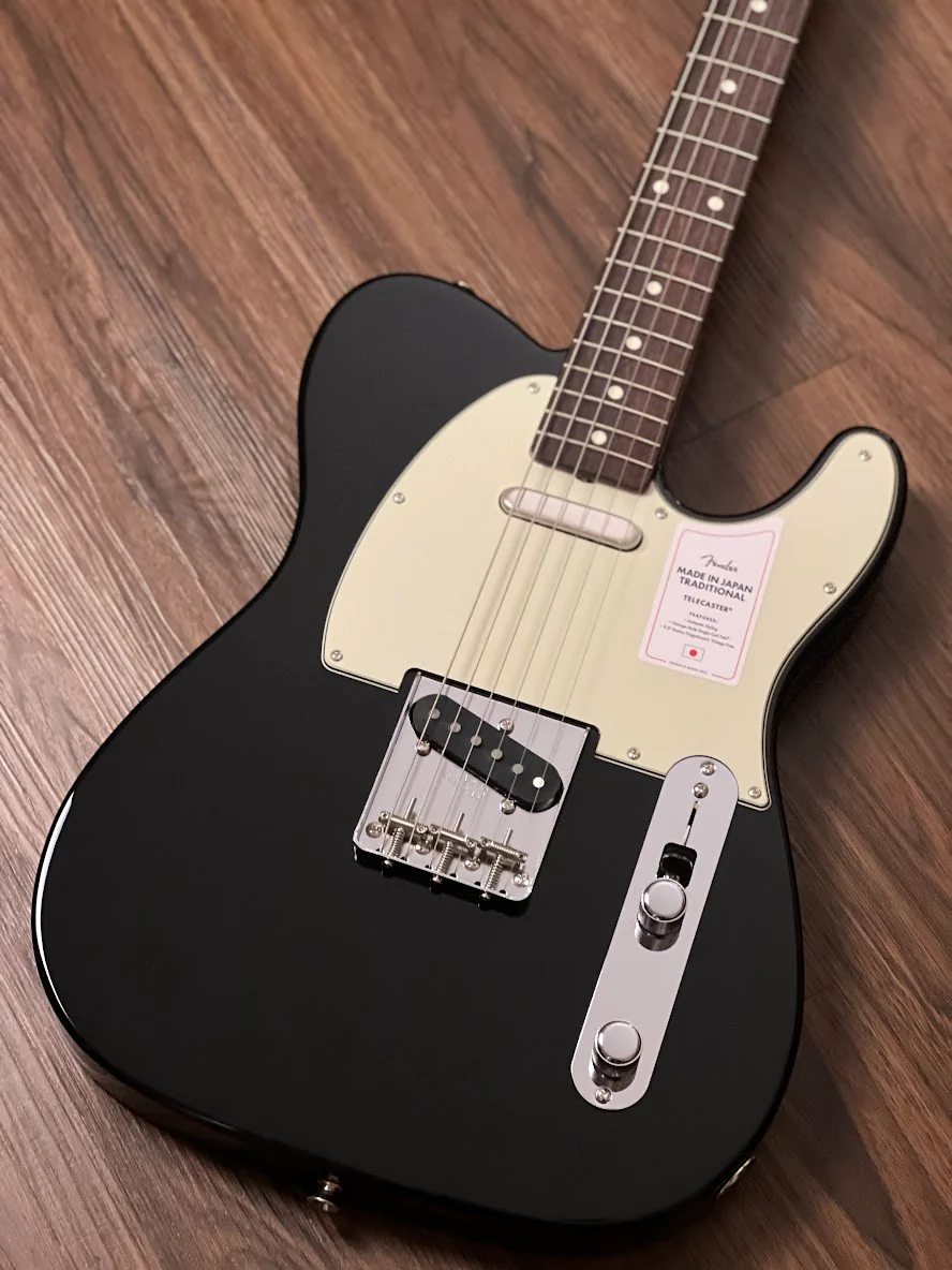 Fender Japan Traditional II 60s Telecaster with RW FB in Black - Image 5