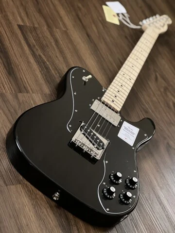 Fender Japan Traditional II 70s Telecaster Custom with Maple FB in Black - Image 4