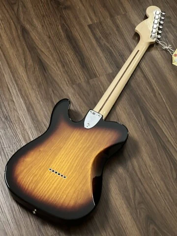 Fender Japan Traditional II 70s Telecaster Deluxe with Maple FB in 3-Tone Sunburst - Image 5