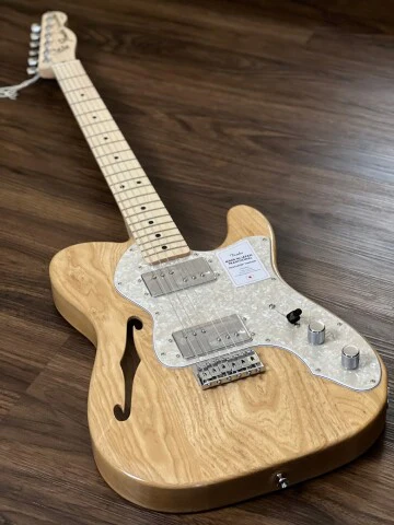 Fender Japan Traditional II 70s Telecaster Thinline with Maple FB in Natural - Image 2