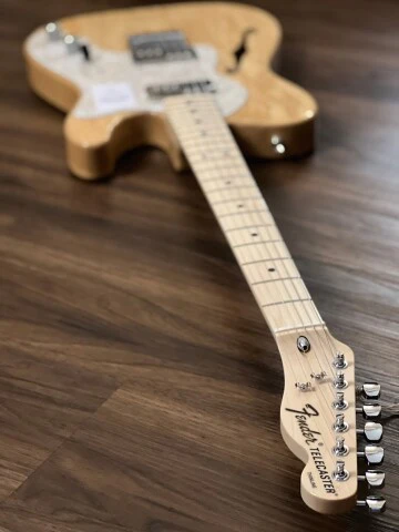 Fender Japan Traditional II 70s Telecaster Thinline with Maple FB in Natural - Image 7