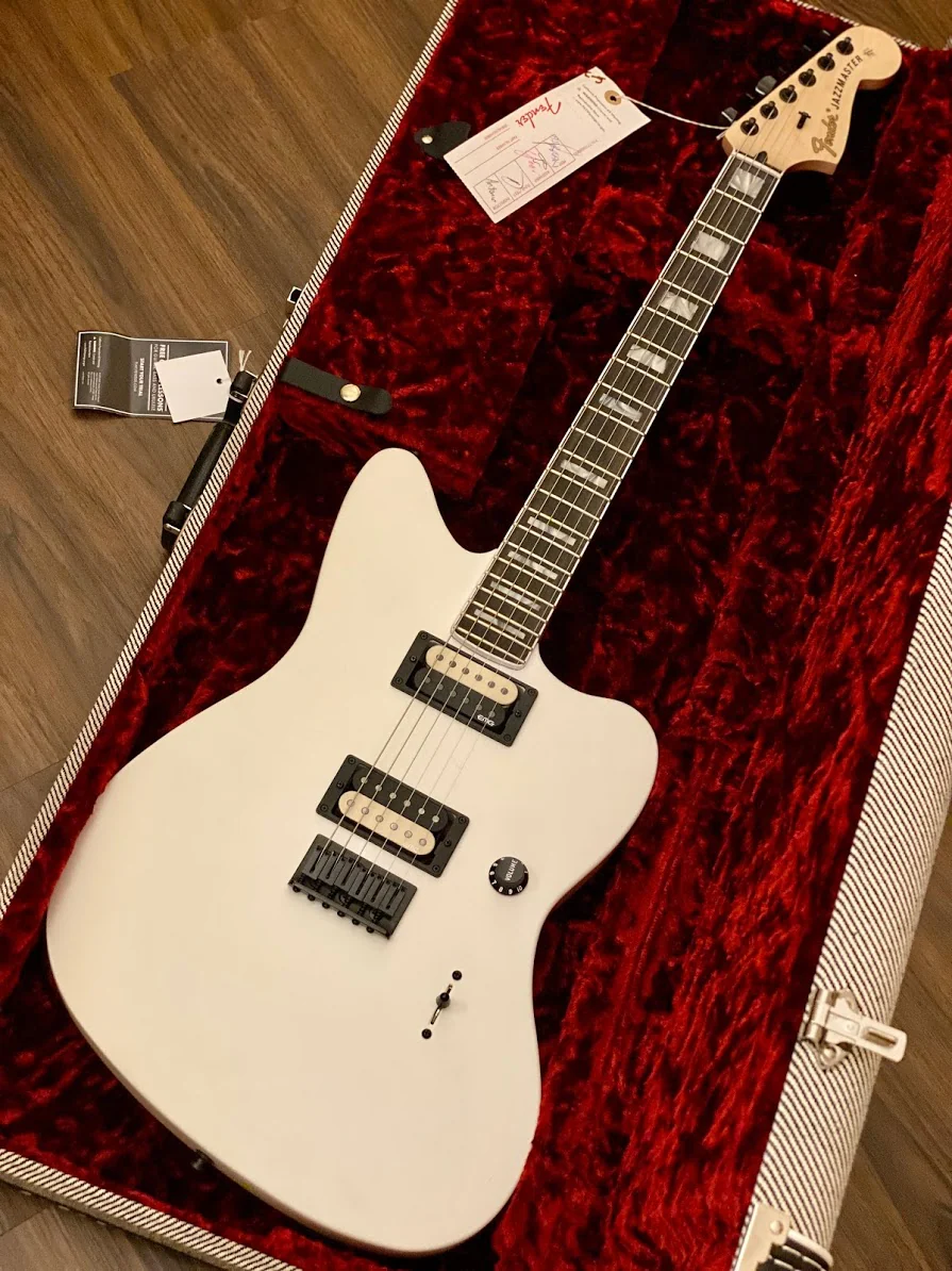 Fender Jim Root Signature Jazzmaster V4 In Arctic White - Image 2