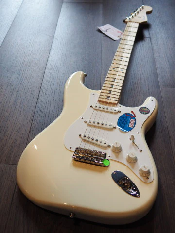 Fender Jimmie Vaughan Tex-Mex Stratocaster Maple Neck Olympic White - Image 2