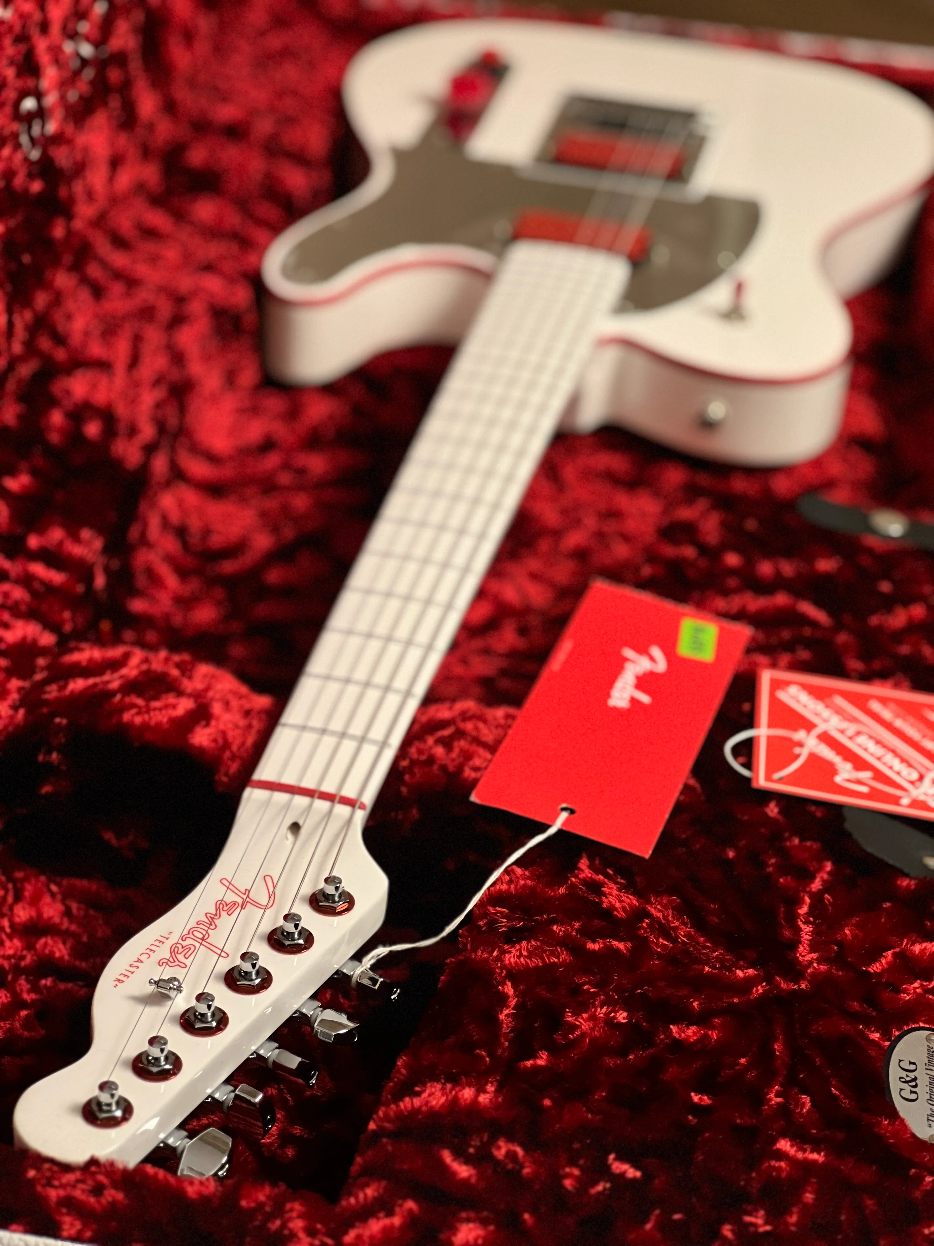 Fender John 5 Ghost Telecaster with Maple FB in Arctic White - Image 11