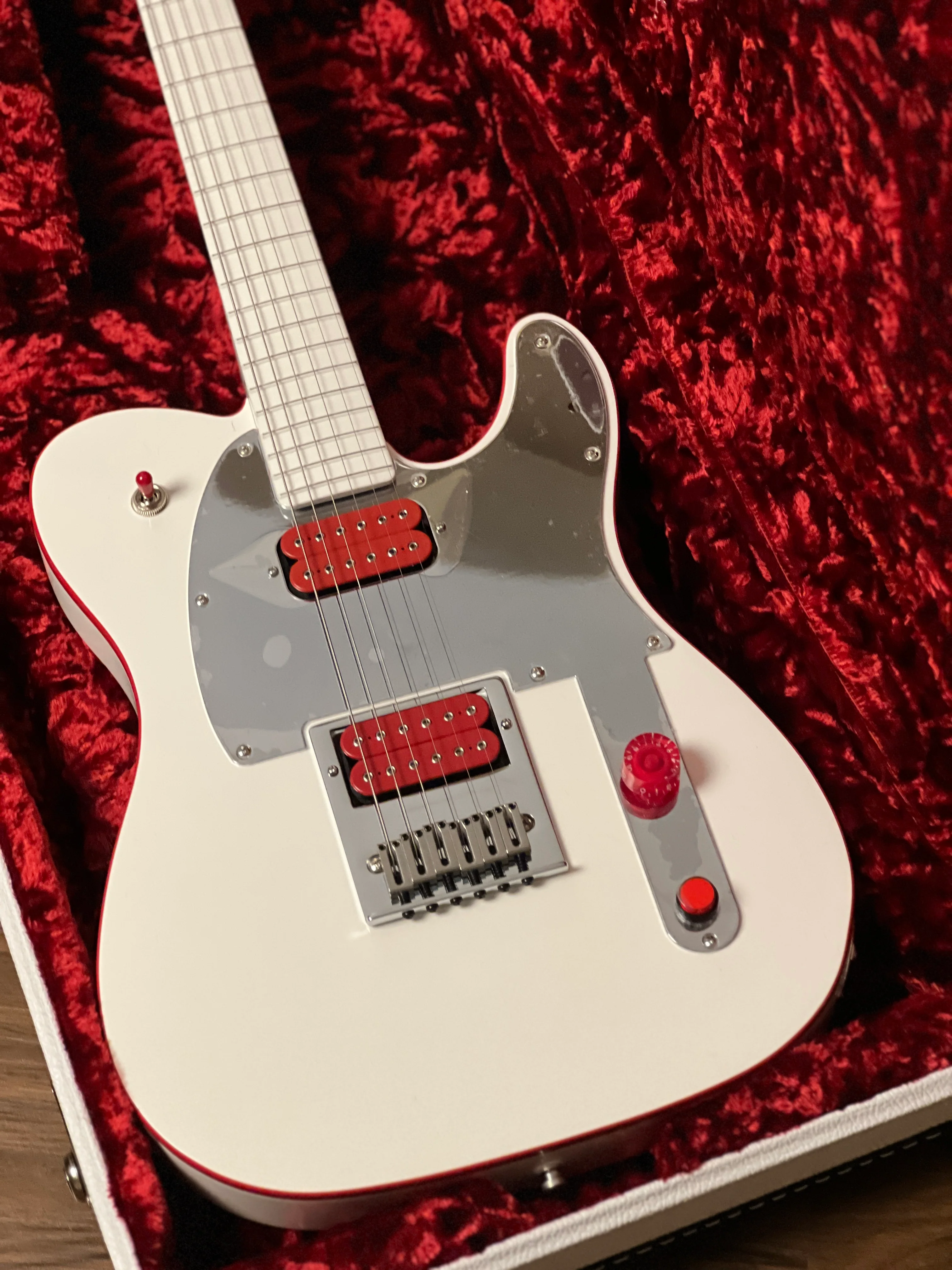 Fender John 5 Ghost Telecaster with Maple FB in Arctic White - Image 7