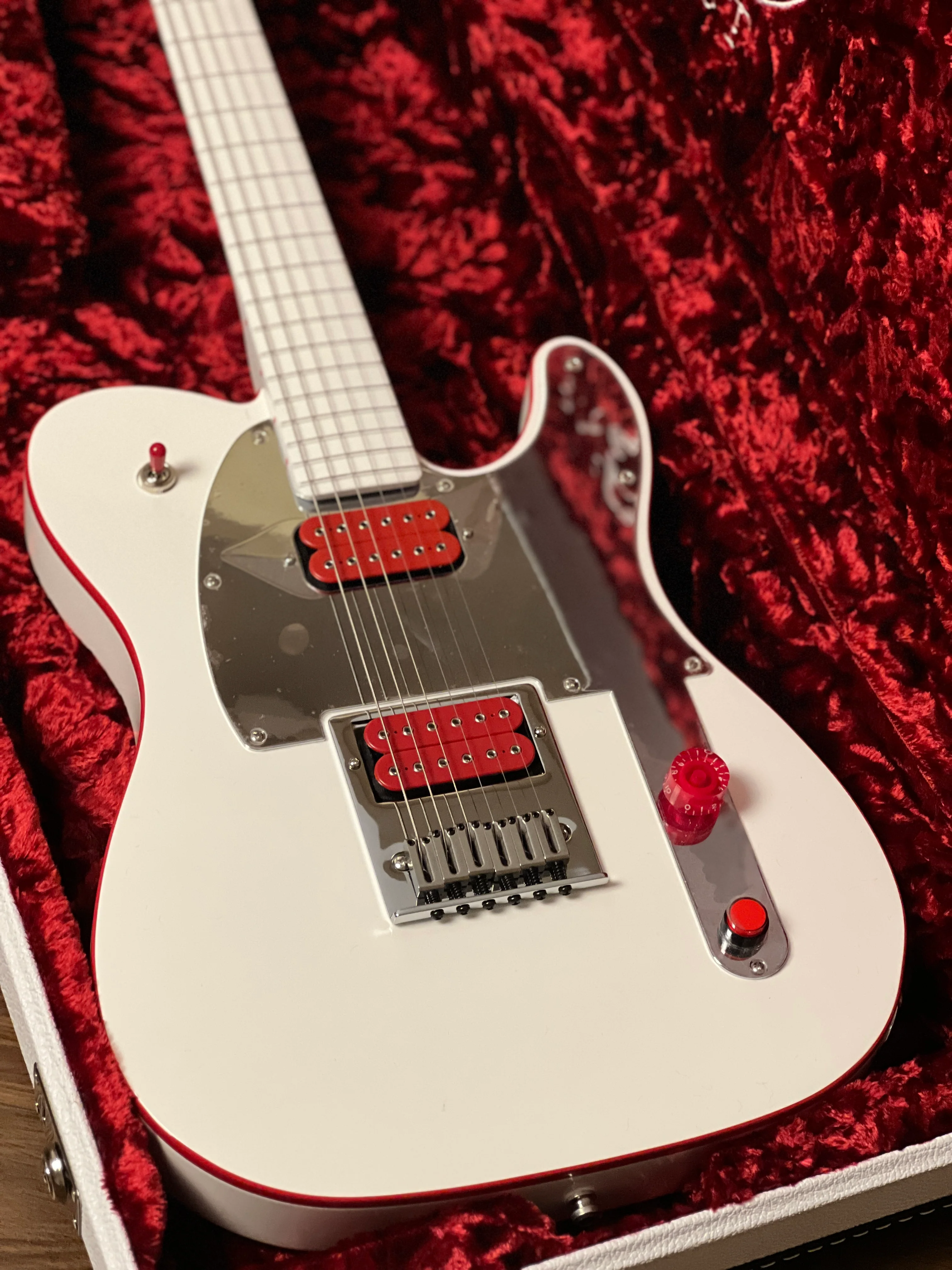 Fender John 5 Ghost Telecaster with Maple FB in Arctic White - Image 8