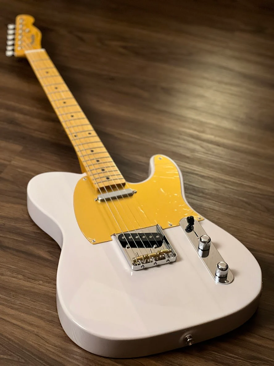 Fender JV Modified 50s Telecaster with Maple FB in White Blonde - Image 2