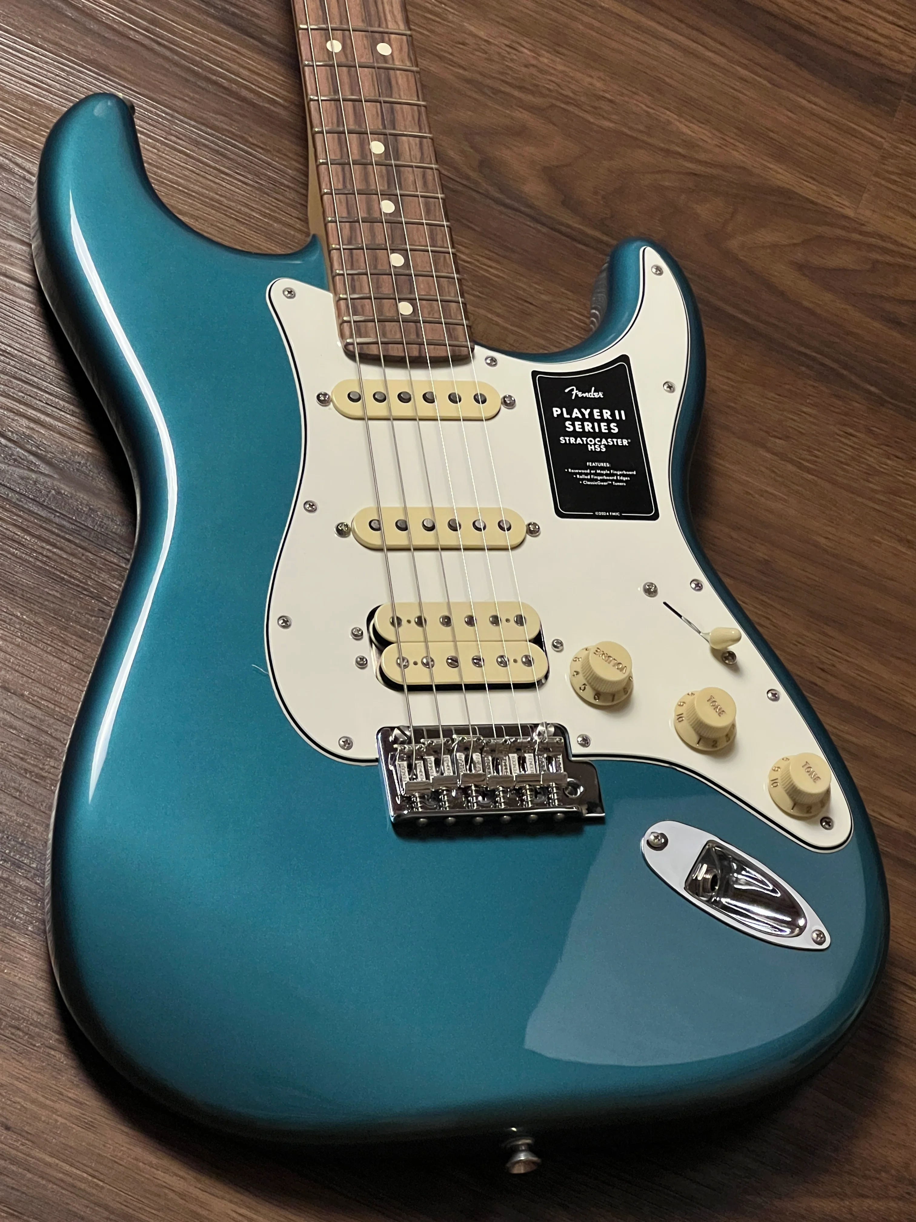 Fender Limited Edition Player II Stratocaster HSS with RW FB in Ocean Turquoise - Image 4