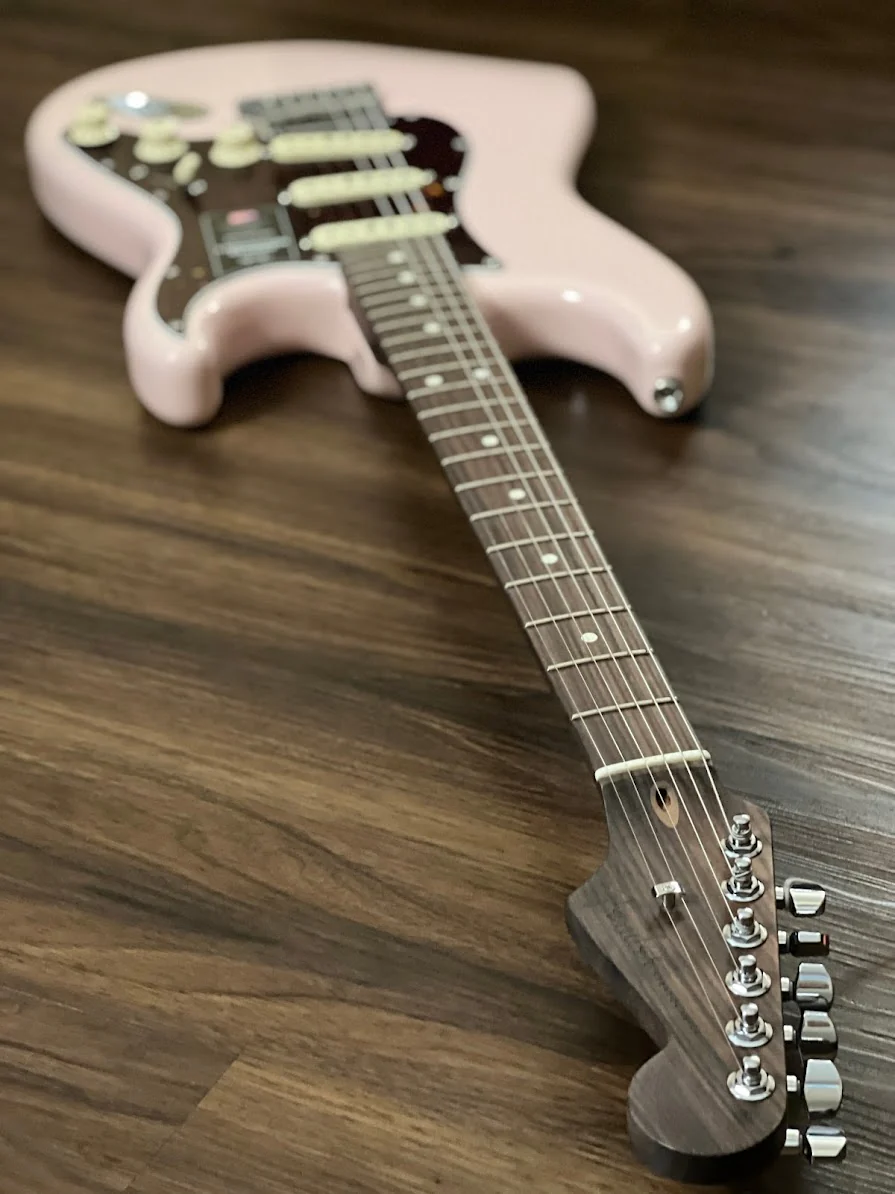 Fender Limited Edition American Professional II Stratocaster with Rosewood FB in Shell Pink - Image 5
