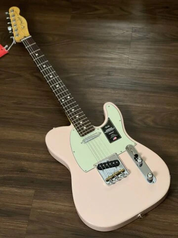 Fender Limited Edition American Professional II Telecaster with RW FB in Shell Pink - Image 2