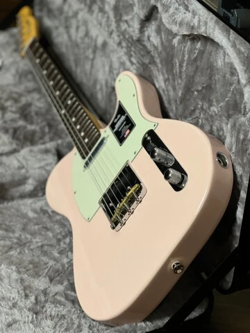 Fender Limited Edition American Professional II Telecaster with RW FB in Shell Pink - Image 9