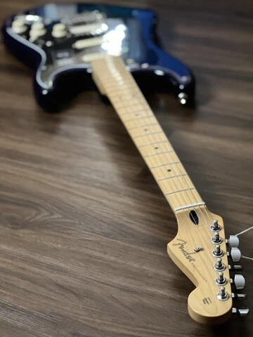 Fender Limited Edition Player HSS Stratocaster Plus Top with Maple FB in Blue Burst - Image 6