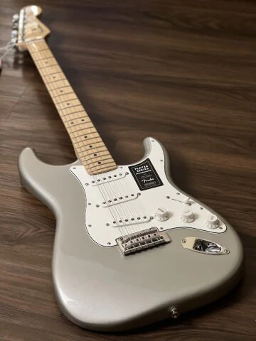 Fender Limited Edition Player Stratocaster with Maple FB in Inca Silver - Image 4