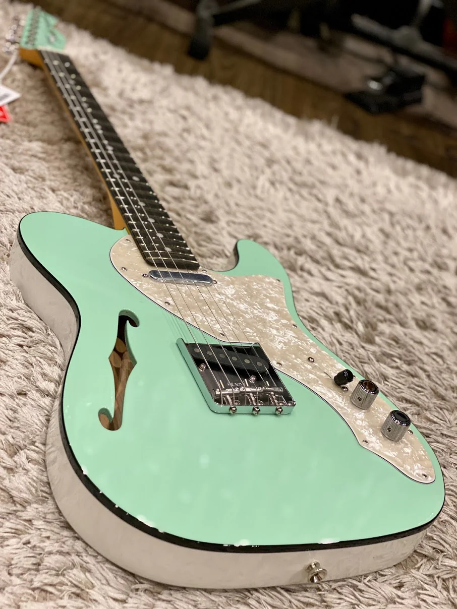 Fender Limited Edition Two Tone Telecaster Thinline in Surf Green US19095981 (B STOCK) - Image 10