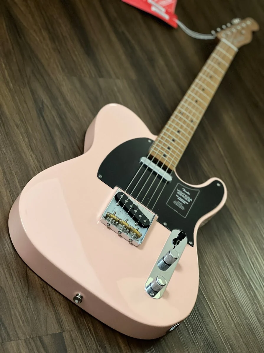 Fender Limited Edition Vintera 50s Telecaster Modified with Roasted Maple FB in Shell Pink - Image 4