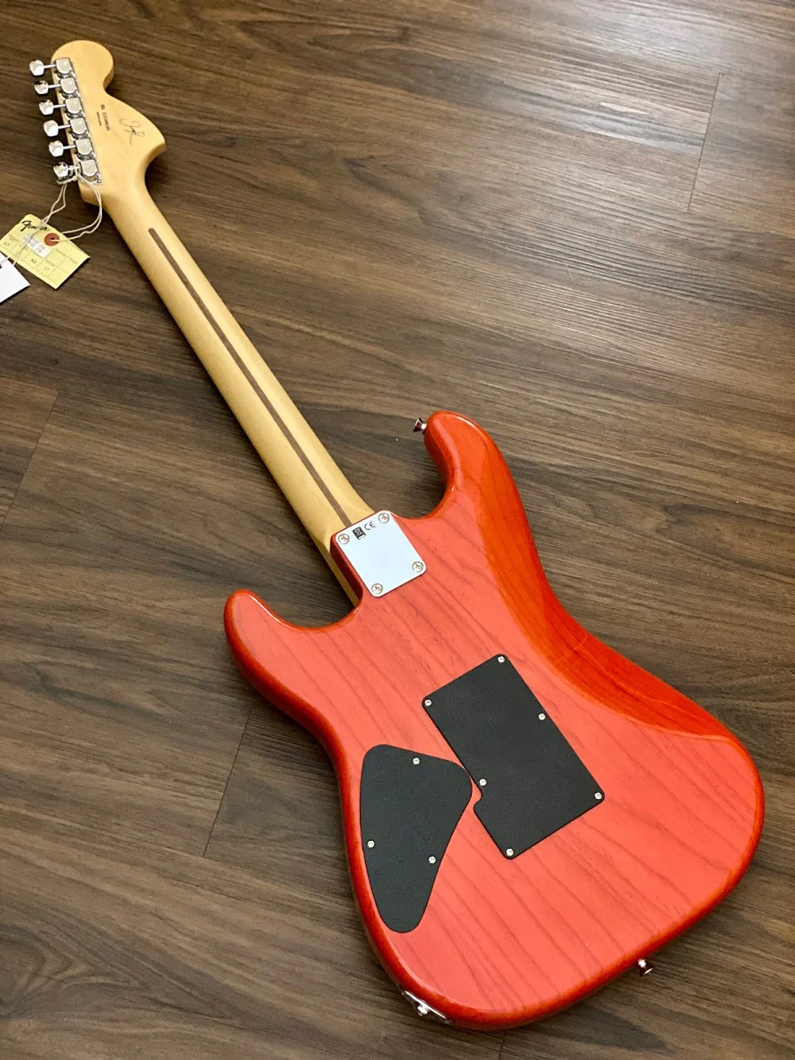 Fender Michiya Haruhata Stratocaster with Maple FB in Trans Pink - Image 3
