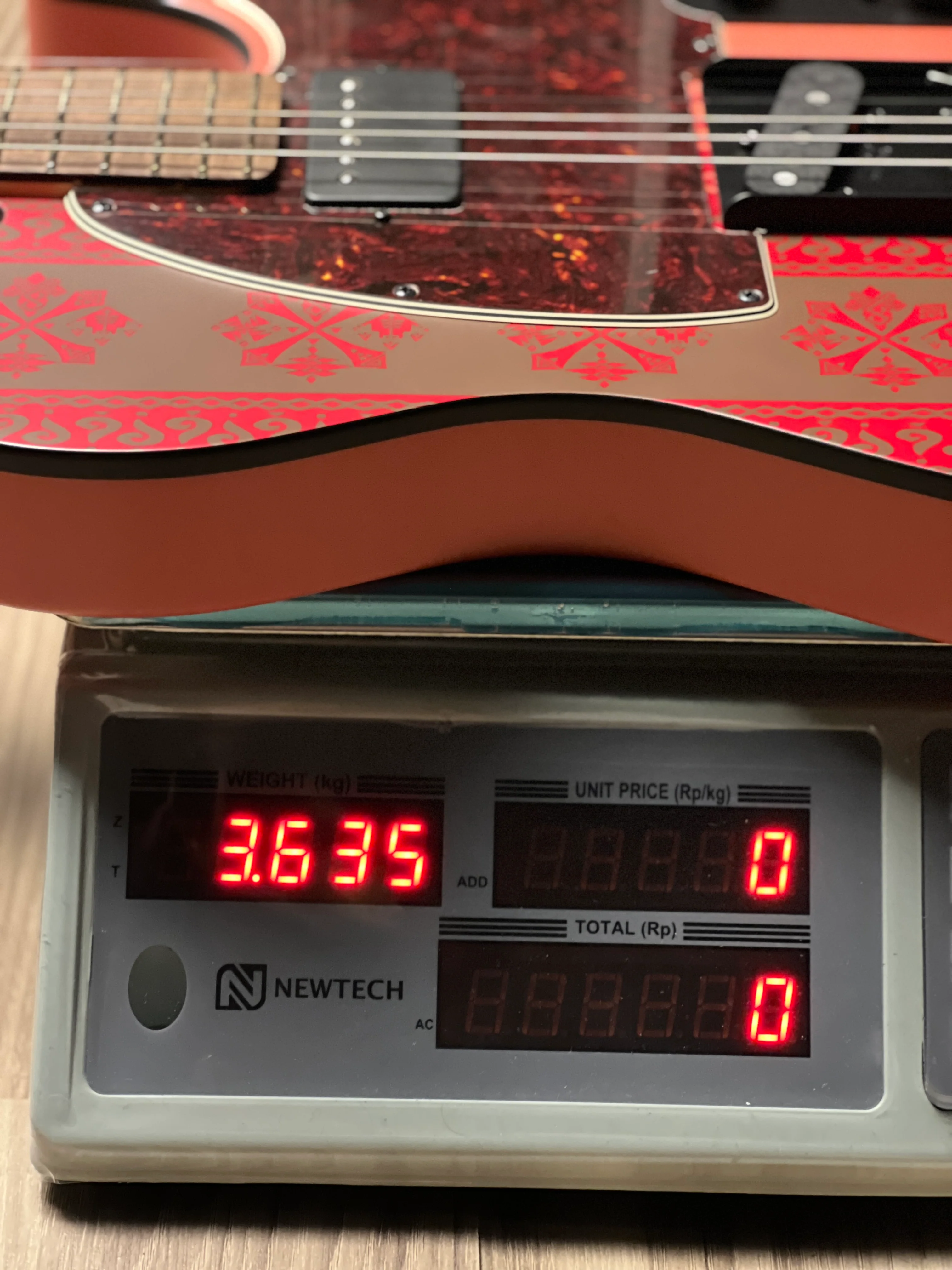 Fender MIJ Limited Edition Monster Hunter Rathalos Telecaster with RW FB in Rathalos Red JD25000676 - Image 8