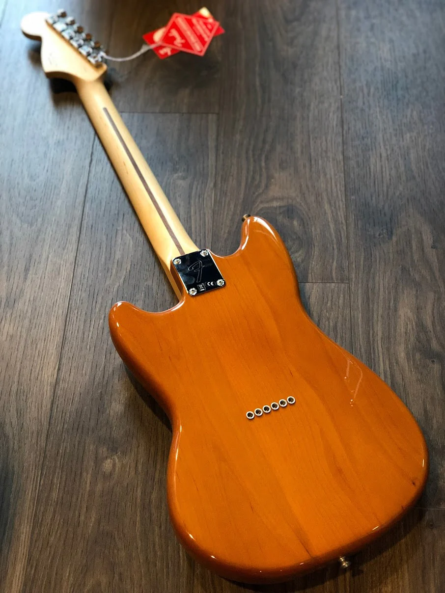 Fender Offset Series Mustang Faded Mocha FSR Limited Edition with Maple FB - Image 4