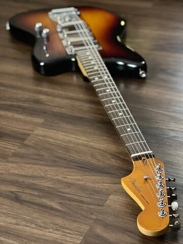 Fender Parallel Universe II Spark-O-Matic Jazzmaster  in 3 Color Sunburst - Image 5