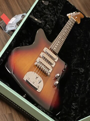 Fender Parallel Universe II Spark-O-Matic Jazzmaster  in 3 Color Sunburst - Image 7