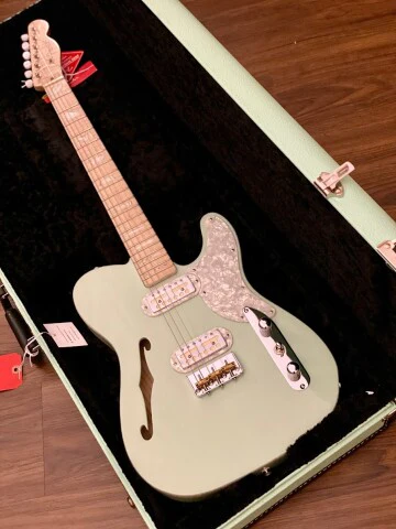 Fender Parallel Universe II Tele Magico - Transparent Surf Green - Image 2