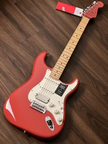 Fender Player HSS Stratocaster with Maple FB in Fiesta Red with Matching Headstock - Image 2