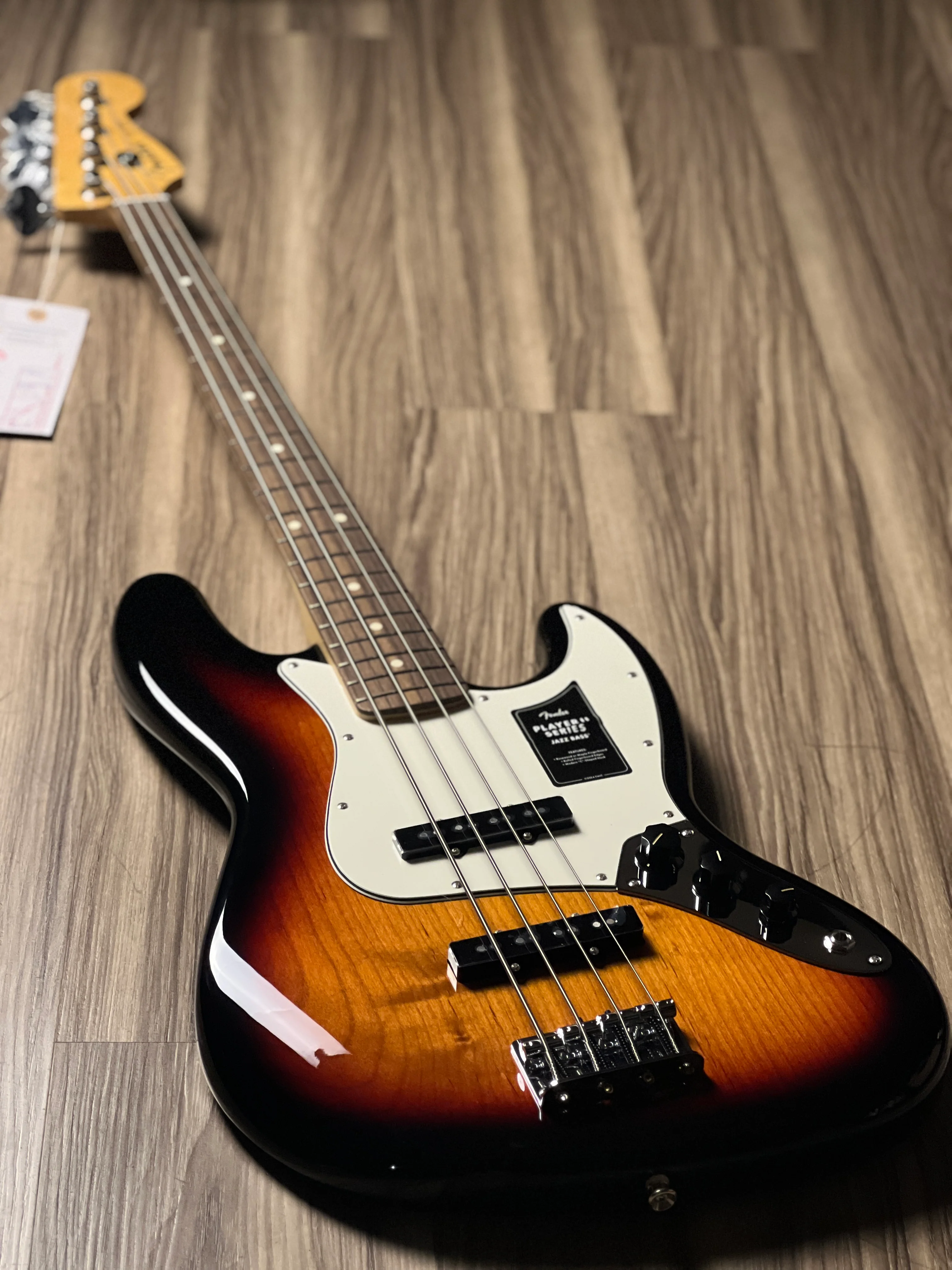 Fender Player II Jazz Bass With RW FB In 3 Tone Sunburst - Image 3