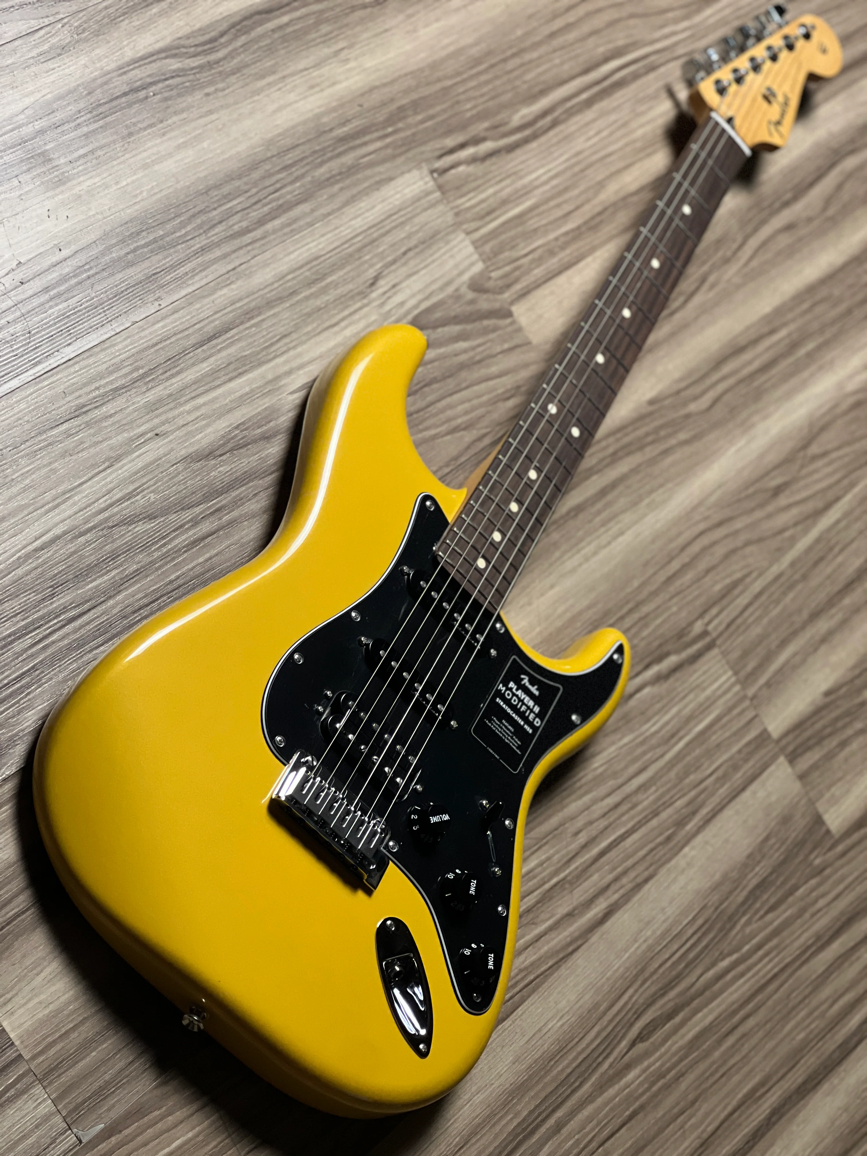 Fender Player II Modified Stratocaster HSS with RW FB in Sunshine Yellow MX25006786 - Image 3