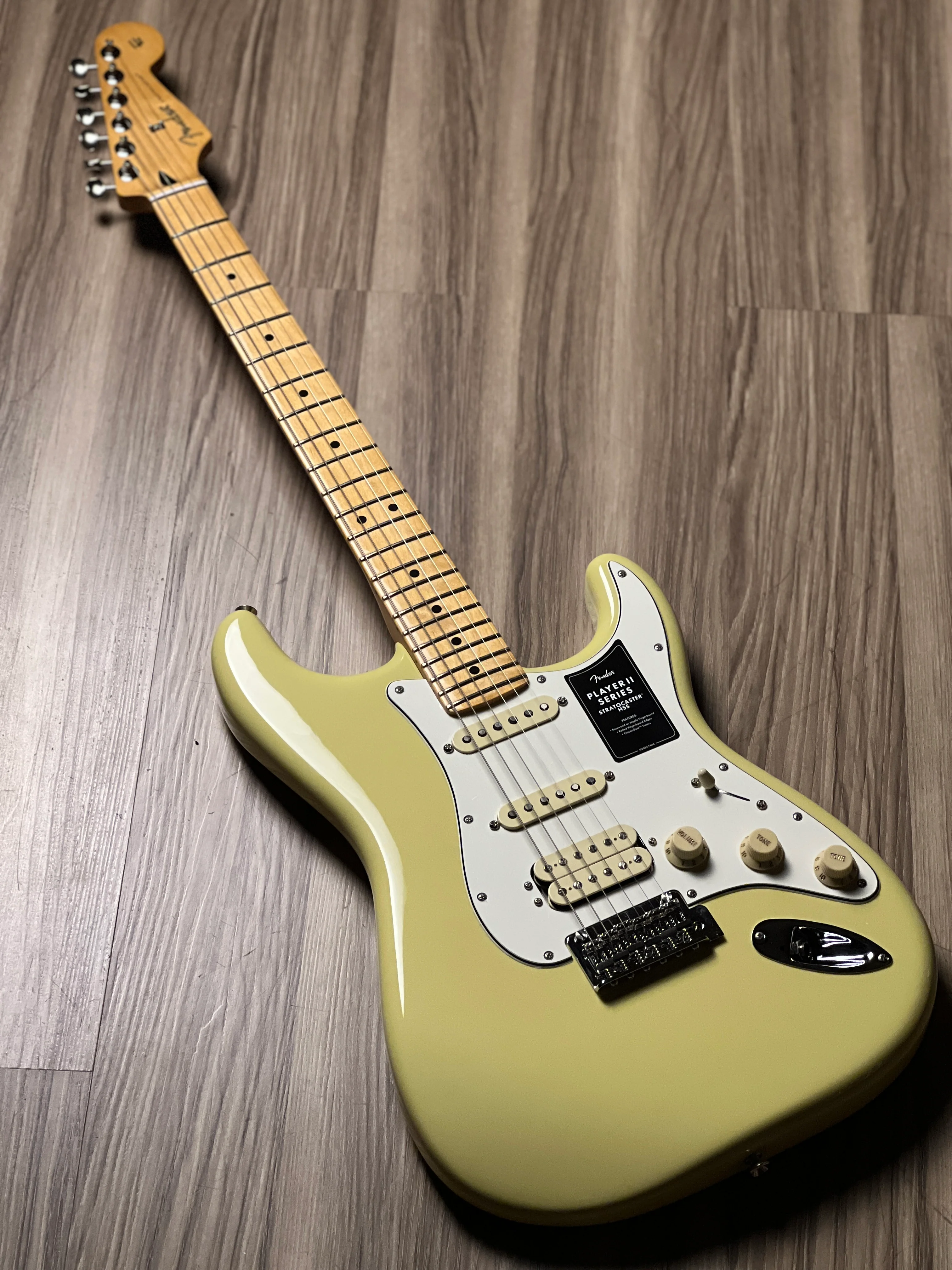 Fender Player II Stratocaster HSS With Maple FB In Hialeah Yellow - Image 2