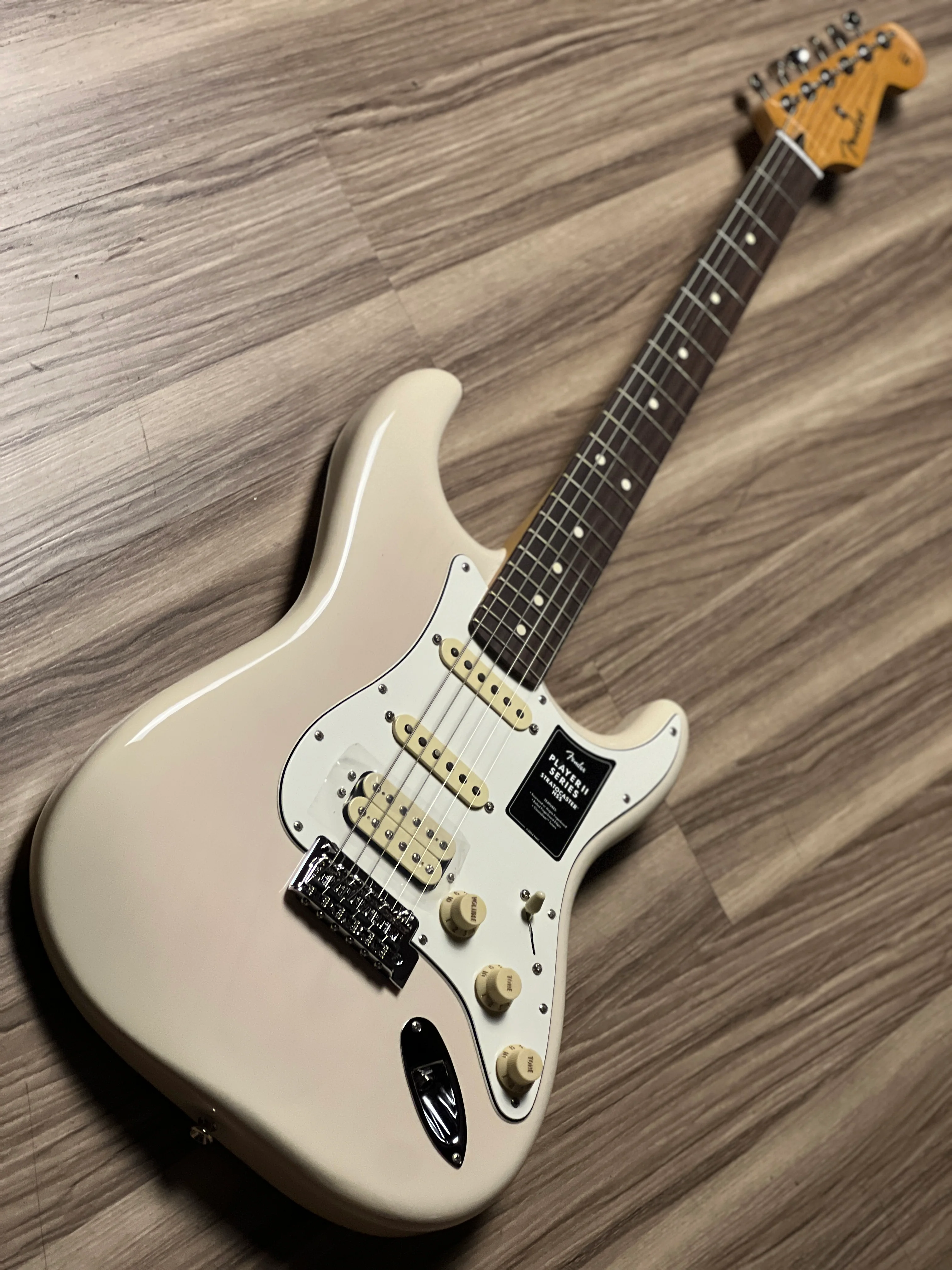 Fender Player II Stratocaster HSS with RW FB in White Blonde - Image 3