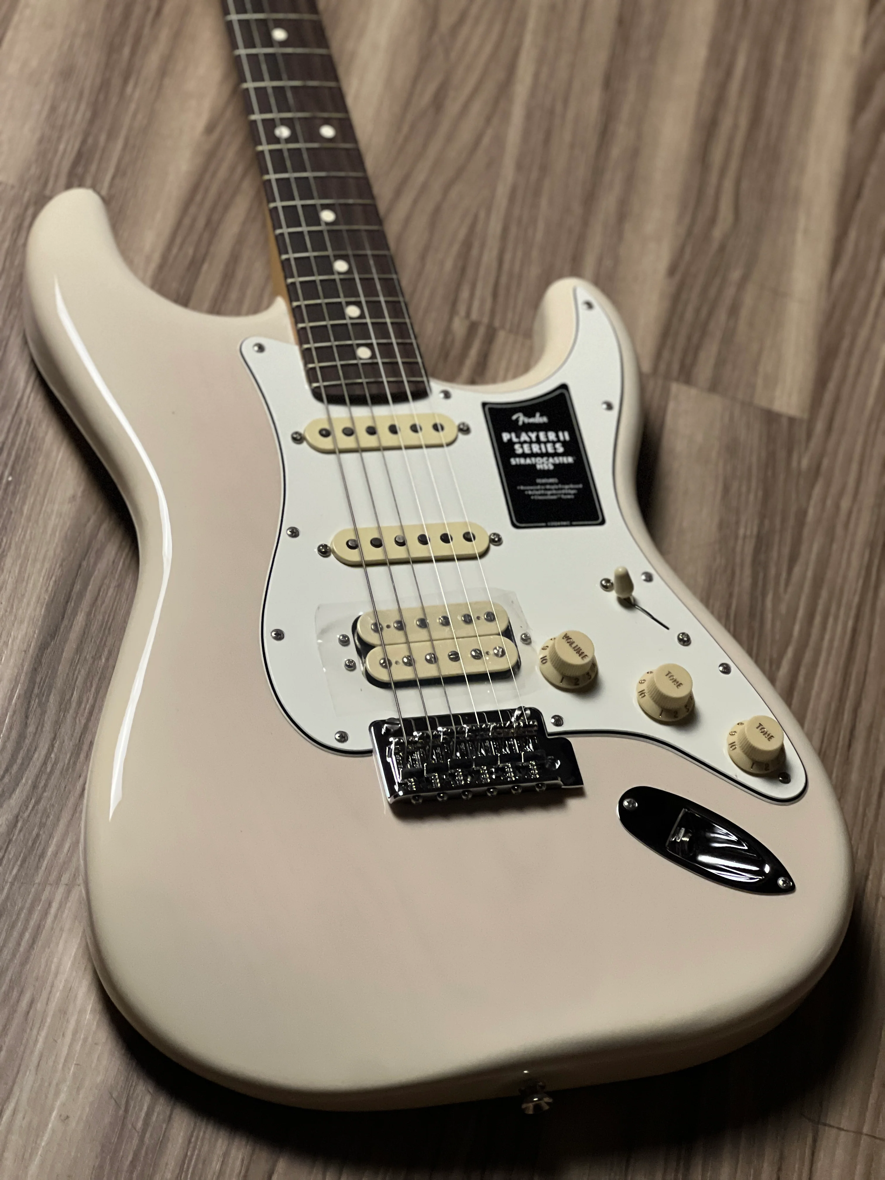 Fender Player II Stratocaster HSS with RW FB in White Blonde - Image 4