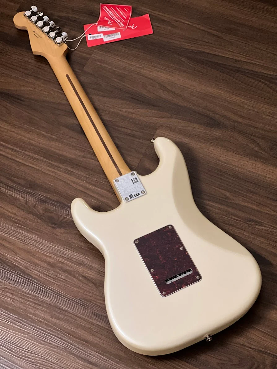 Fender Player Plus Stratocaster with Maple FB in Olympic Pearl - Image 4