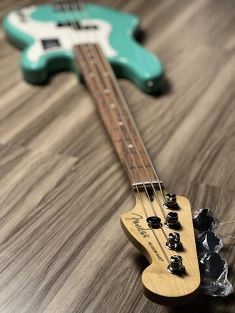 Fender Player Precision Bass with Pau Ferro FB in Sea Foam Green - Image 5
