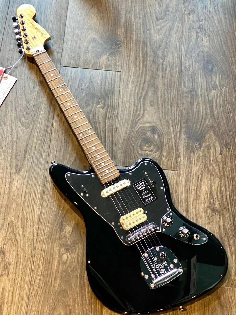 Fender Player Series Jaguar with Pau Ferro Fingerboard in Black - Image 2