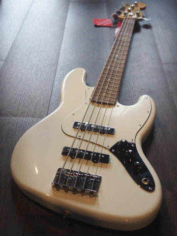 Fender Player Series Jazz Bass V String Pau Ferro Polar White - Image 2
