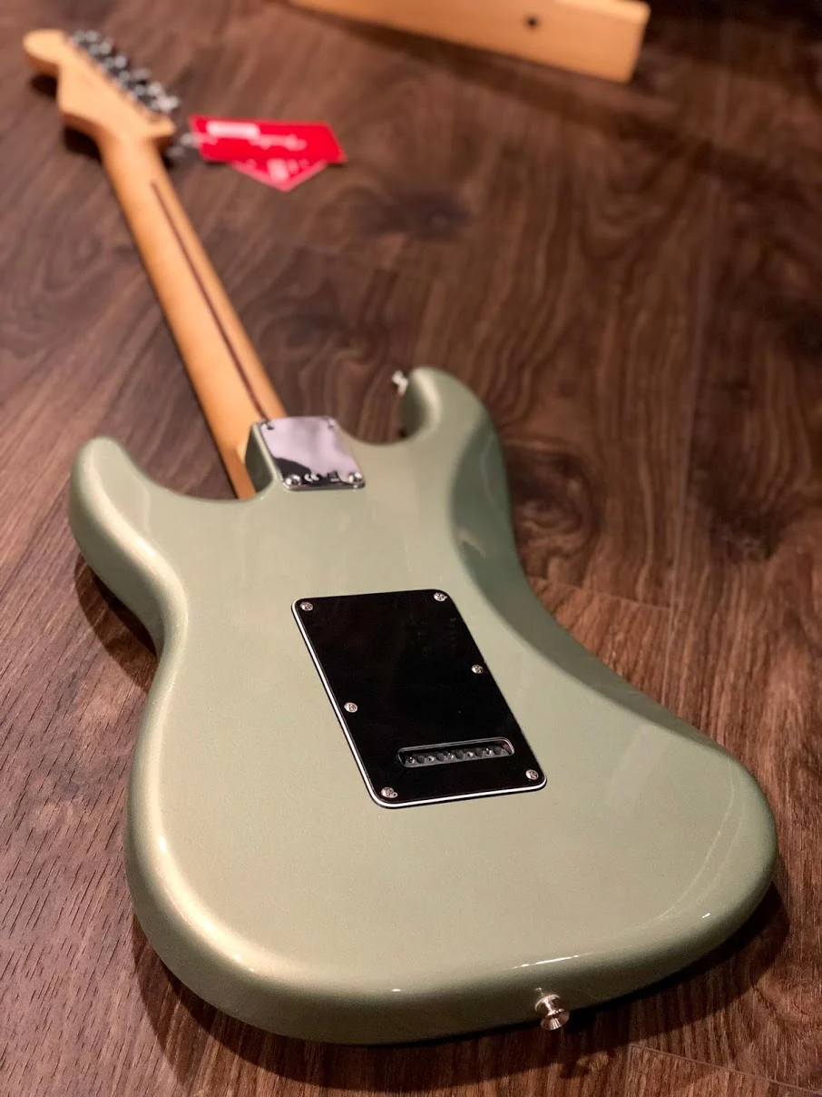 Fender Player Series Stratocaster HSH in Sage Green Metallic with maple FB - Image 4