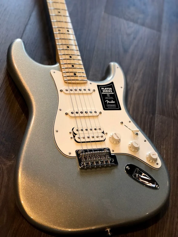 Fender Player Series Stratocaster HSS Maple Neck Silver - Image 7