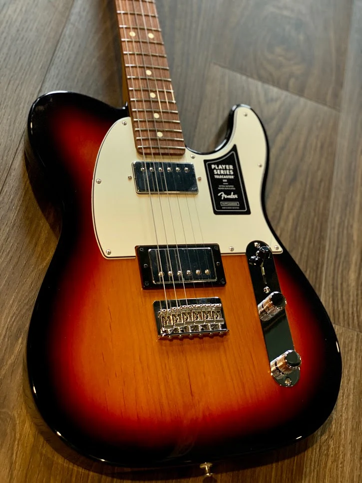 Fender Player Series Telecaster HH Pau Ferro Fingerboard 3 Tone Sunburst - Image 6